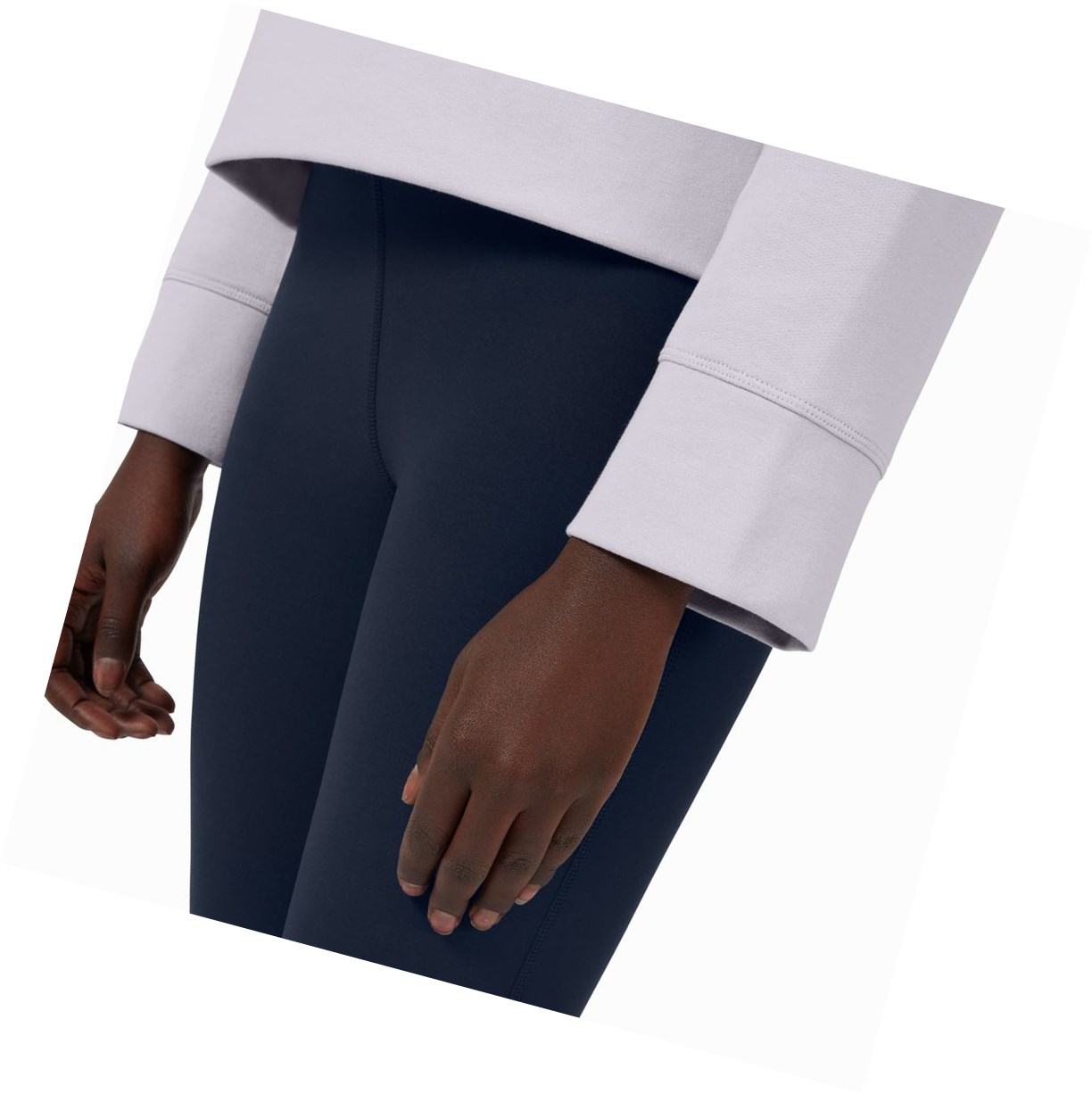 Bluzy Damskie On Crew Neck Beżowe | 285047-AQW