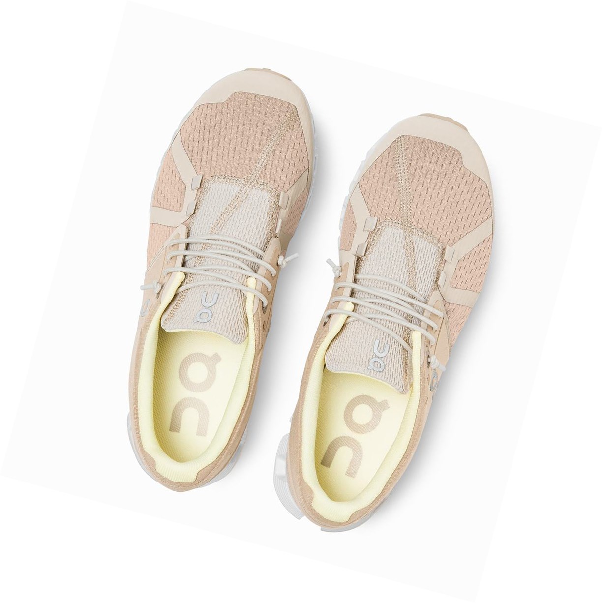 Buty Do Biegania Szosowe Damskie On Cloud Brązowe Różowe | 057693-TFL