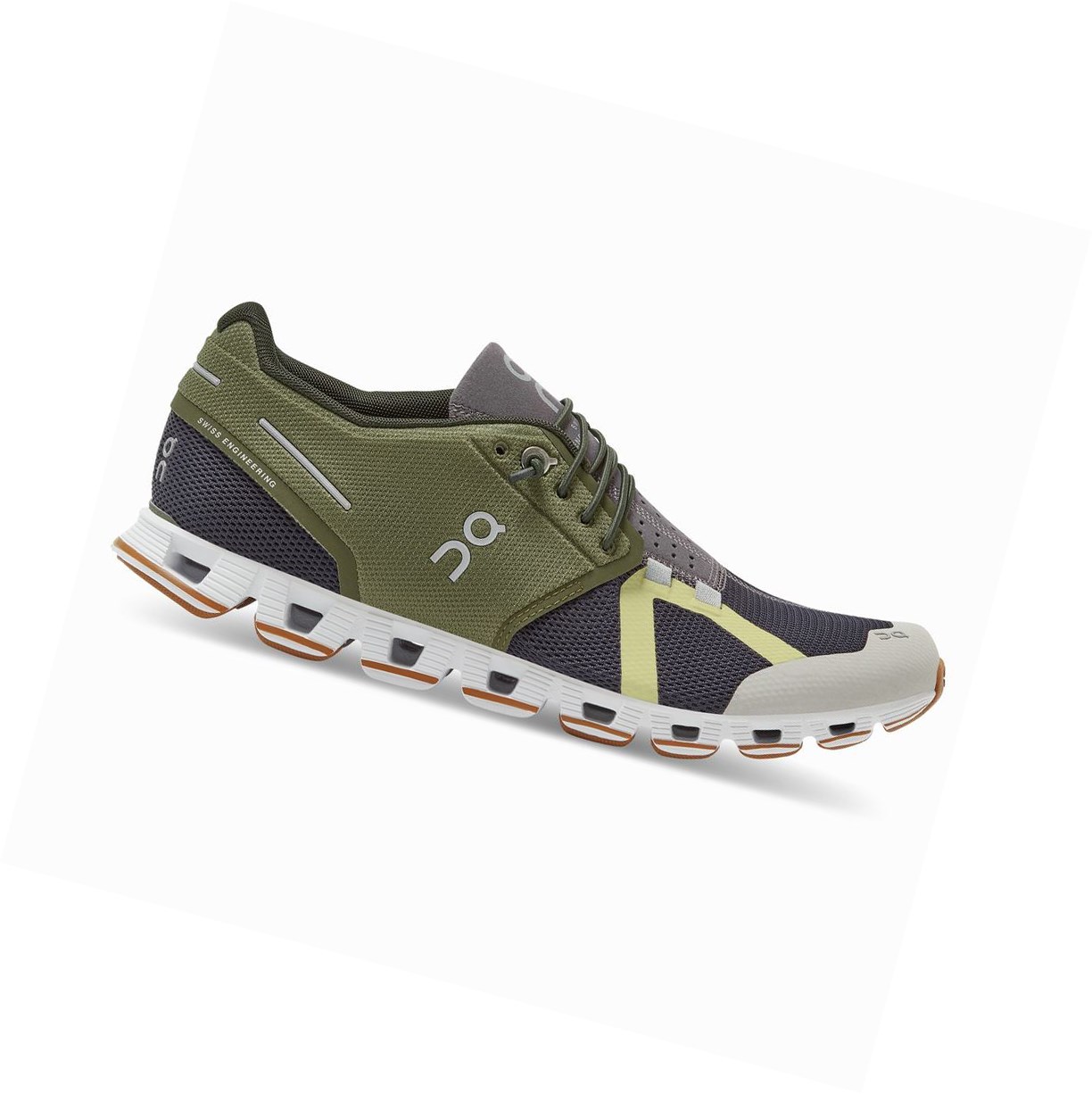 Buty Do Biegania Szosowe Damskie On Cloud 70/30 Granatowe Zielone | 063481-CLW