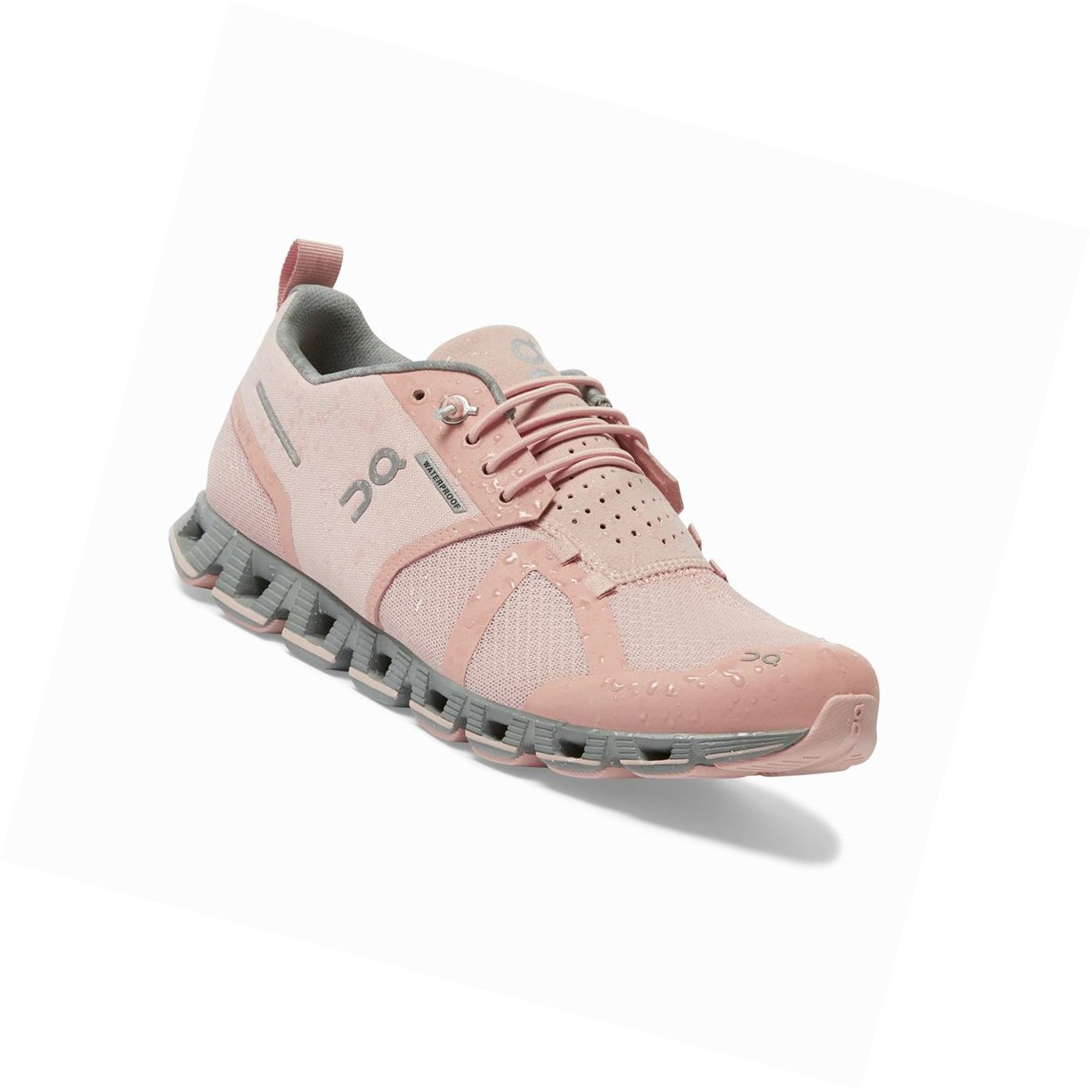 Buty Do Biegania Szosowe Damskie On Cloud Nieprzemakalne Różowe | 065492-TKI