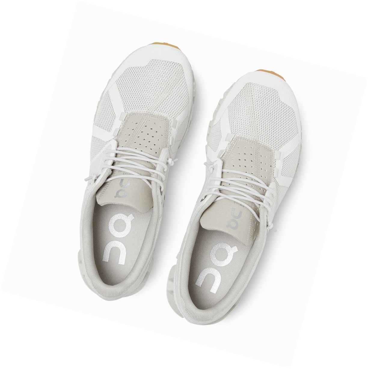 Buty Do Biegania Szosowe Damskie On Cloud Białe | 071546-MQL