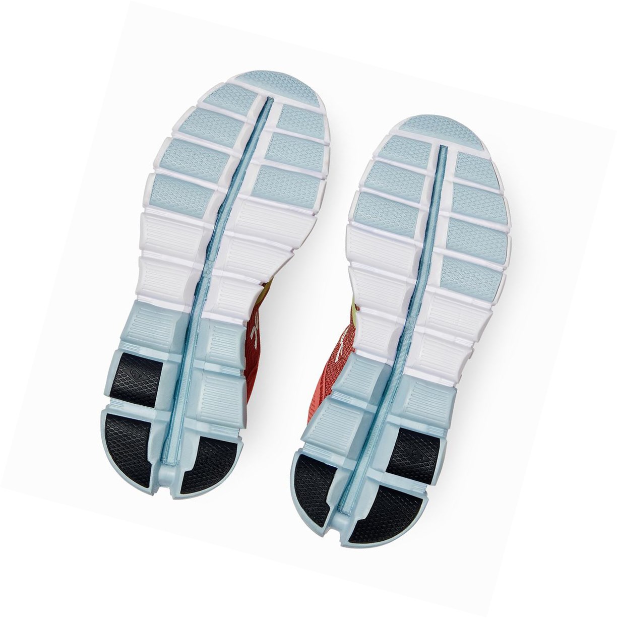 Buty Do Biegania Szosowe Damskie On Cloudflow Zielone Różowe | 265380-EGO