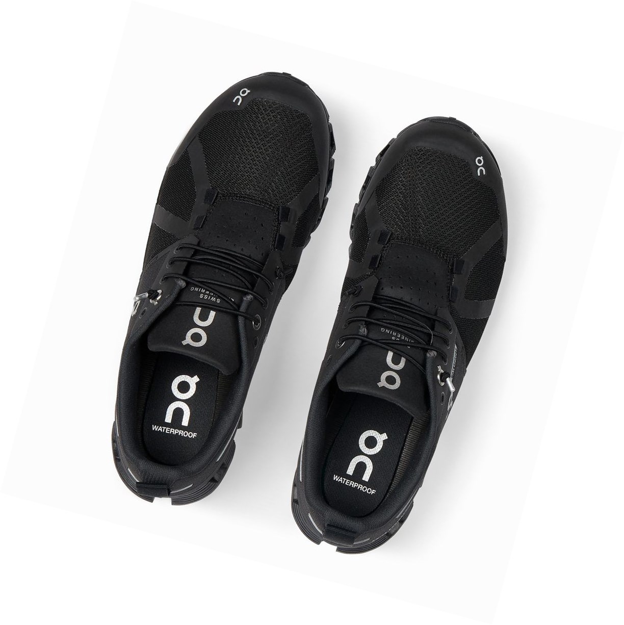 Buty Do Biegania Szosowe Damskie On Cloud Nieprzemakalne Czarne | 301695-TCN