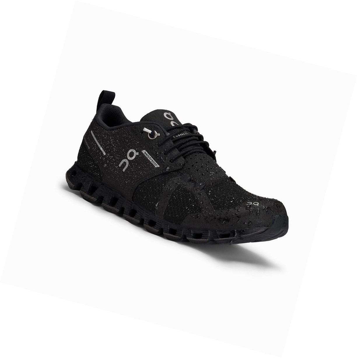 Buty Do Biegania Szosowe Damskie On Cloud Nieprzemakalne Czarne | 301695-TCN