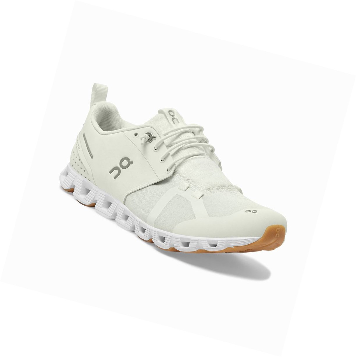 Buty Do Biegania Szosowe Damskie On Cloud Terry Białe | 584391-ICY