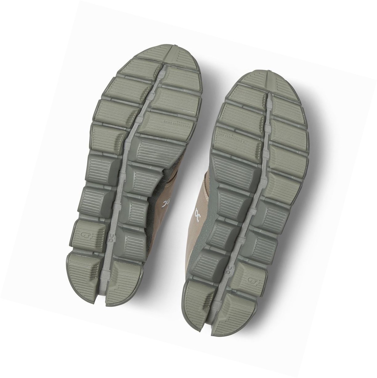 Buty Do Biegania Szosowe Damskie On Cloud Dip Khaki | 968720-JLX
