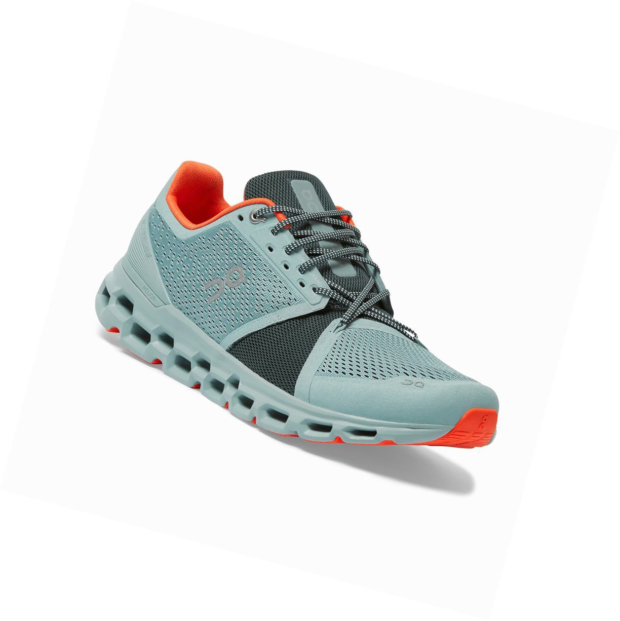 Buty Do Biegania Szosowe Męskie On Cloudstratus Ciemny Zielone | 104679-LWV