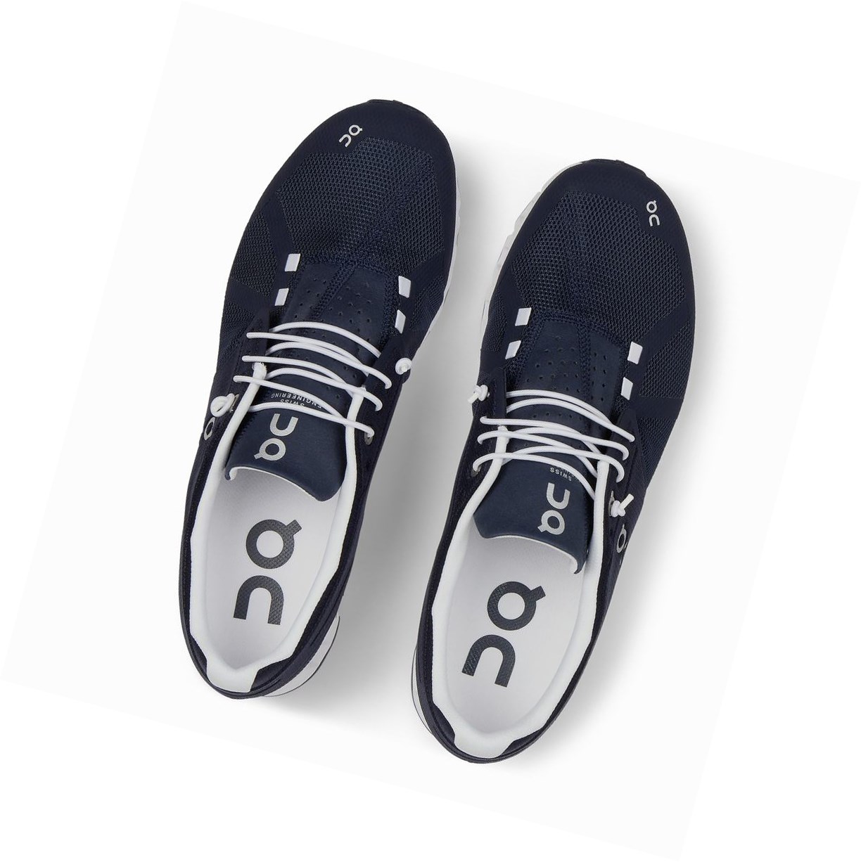 Buty Do Biegania Szosowe Męskie On Cloud Granatowe Białe | 354610-WZU