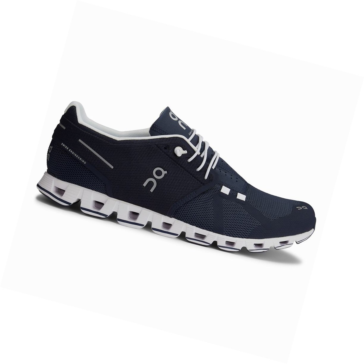 Buty Do Biegania Szosowe Męskie On Cloud Granatowe Białe | 354610-WZU