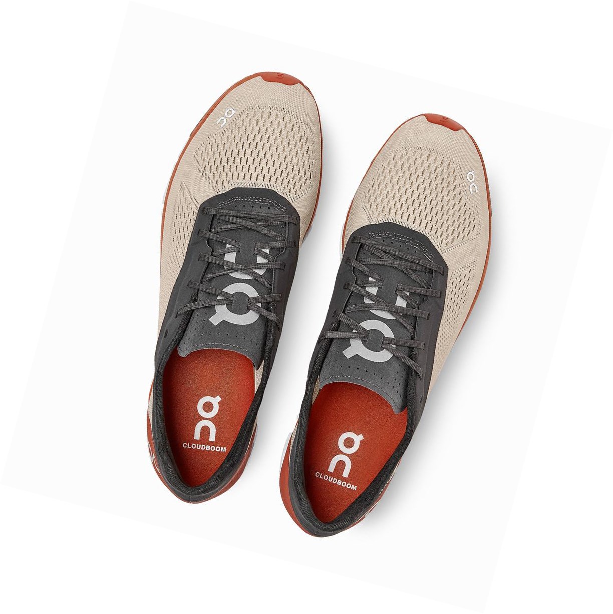 Buty Do Biegania Szosowe Męskie On Cloudboom Beżowe | 485216-AOR