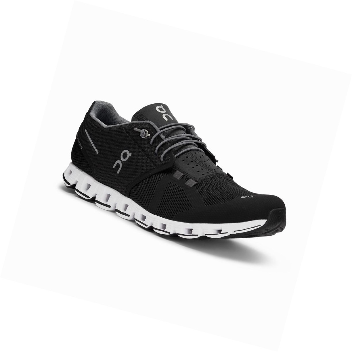 Buty Do Biegania Szosowe Męskie On Cloud Czarne Białe | 507394-HML