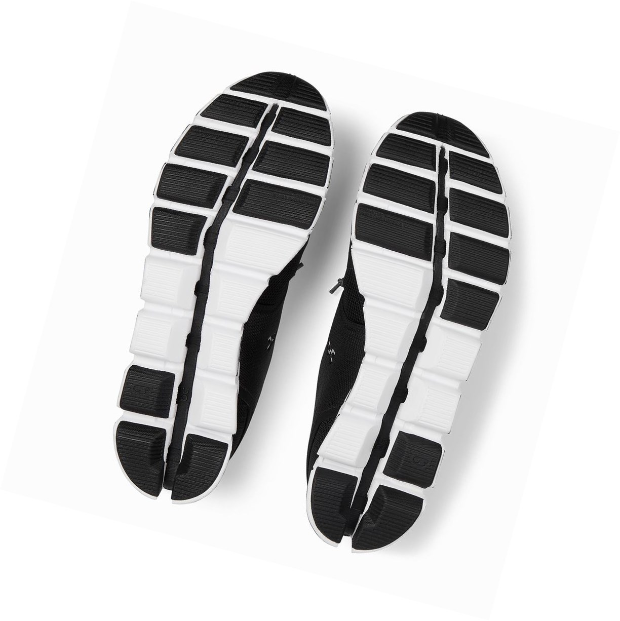 Buty Do Biegania Szosowe Męskie On Cloud Czarne Białe | 507394-HML