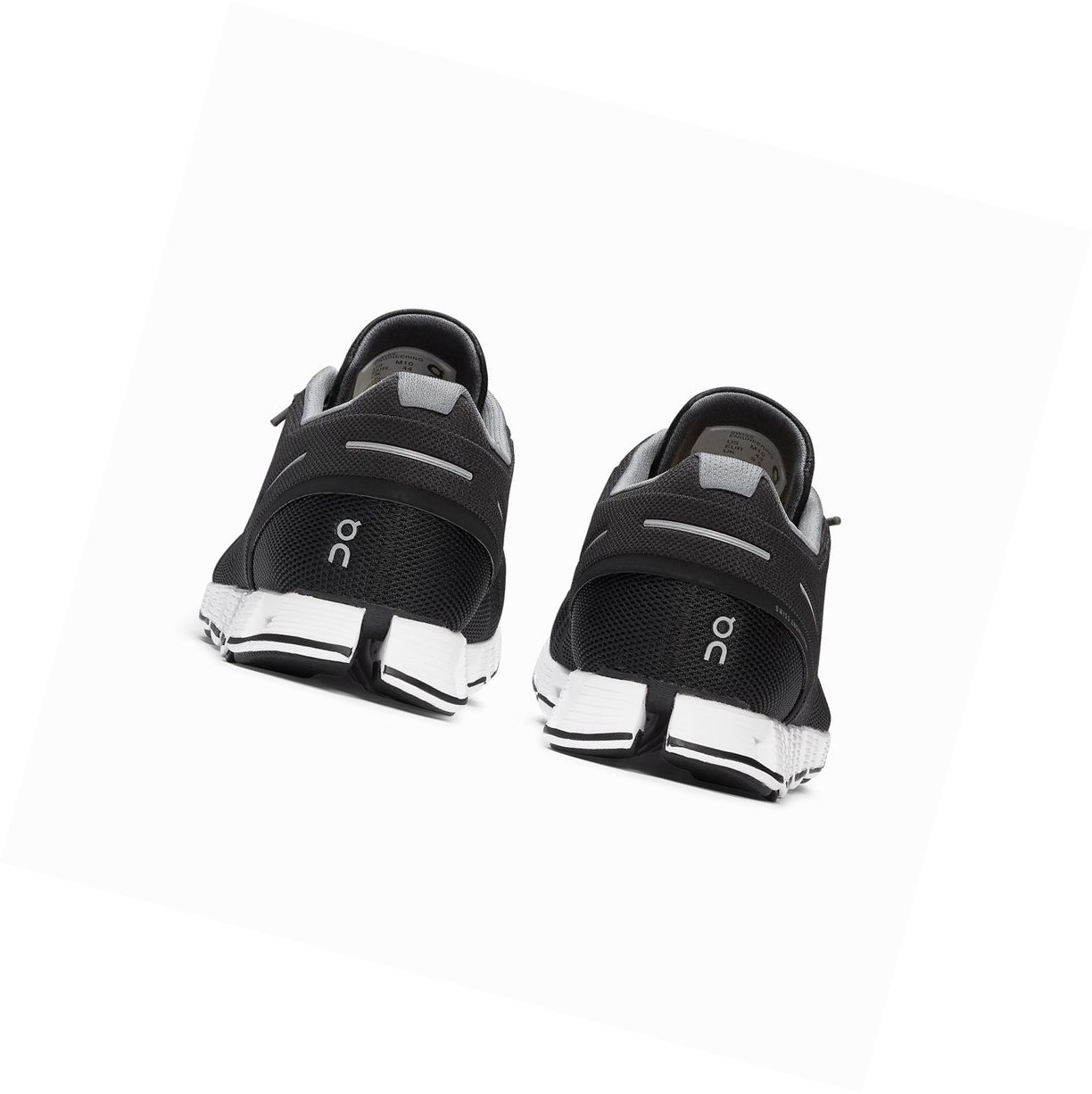 Buty Do Biegania Szosowe Męskie On Cloud Czarne Białe | 507394-HML