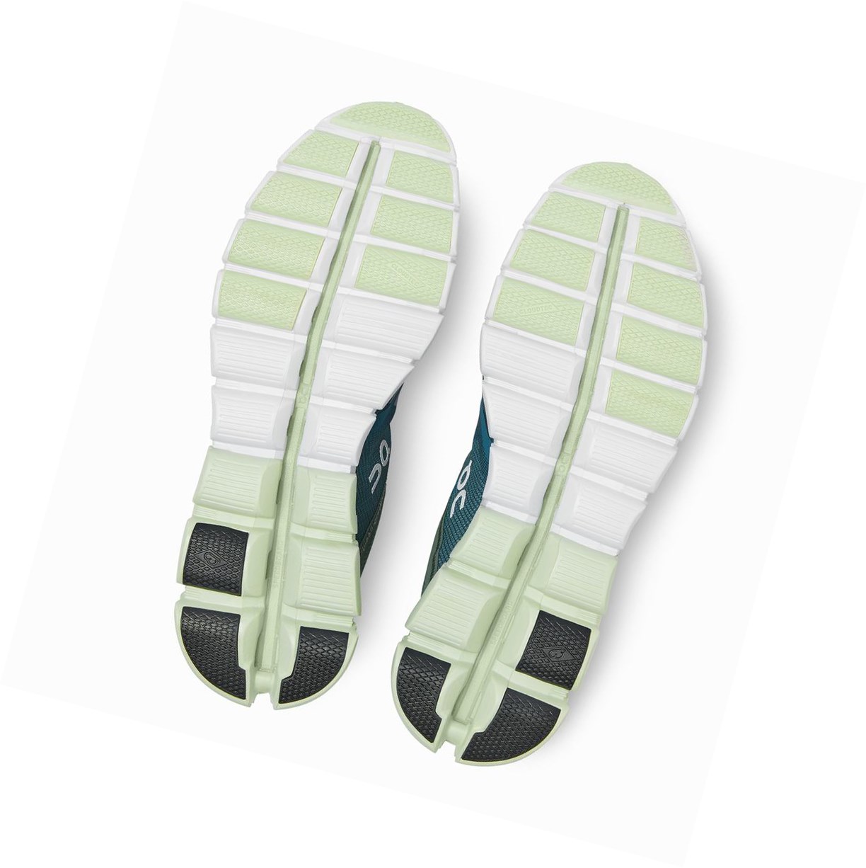 Buty Do Biegania Szosowe Męskie On Cloudflow Zielone Niebieskie | 716253-YHN