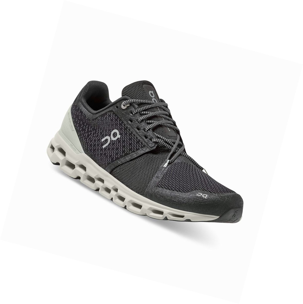 Buty Do Biegania Szosowe Męskie On Cloudstratus Czarne | 809723-GBO