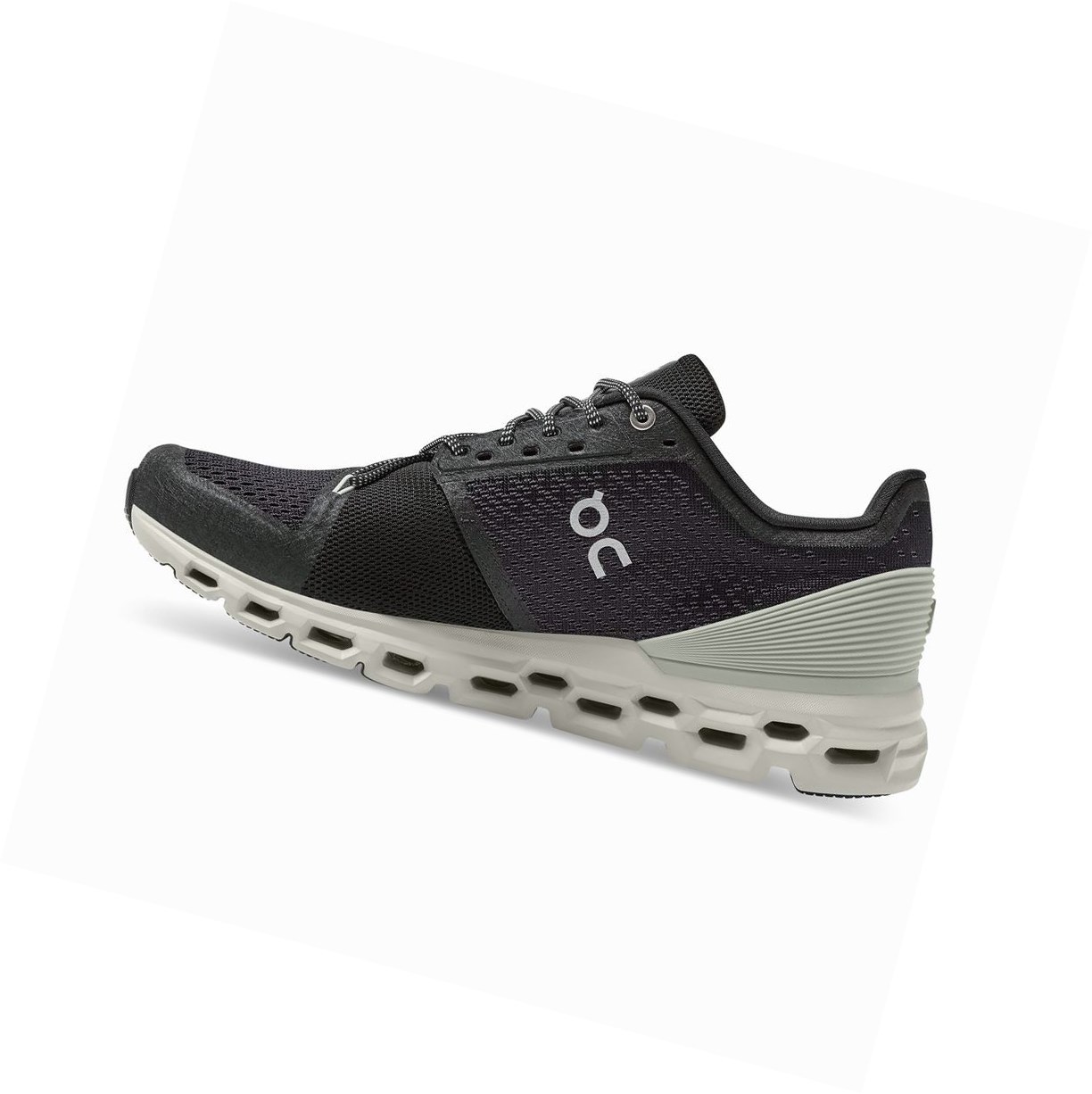 Buty Do Biegania Szosowe Męskie On Cloudstratus Czarne | 809723-GBO