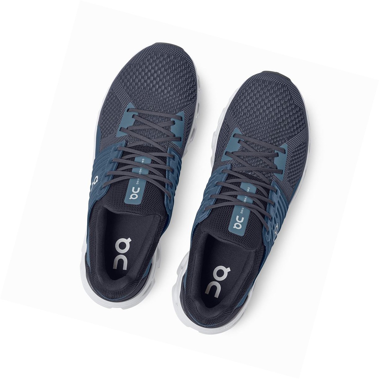 Buty Do Biegania Szosowe Męskie On Cloudswift Ciemny Niebieskie | 965823-UEA