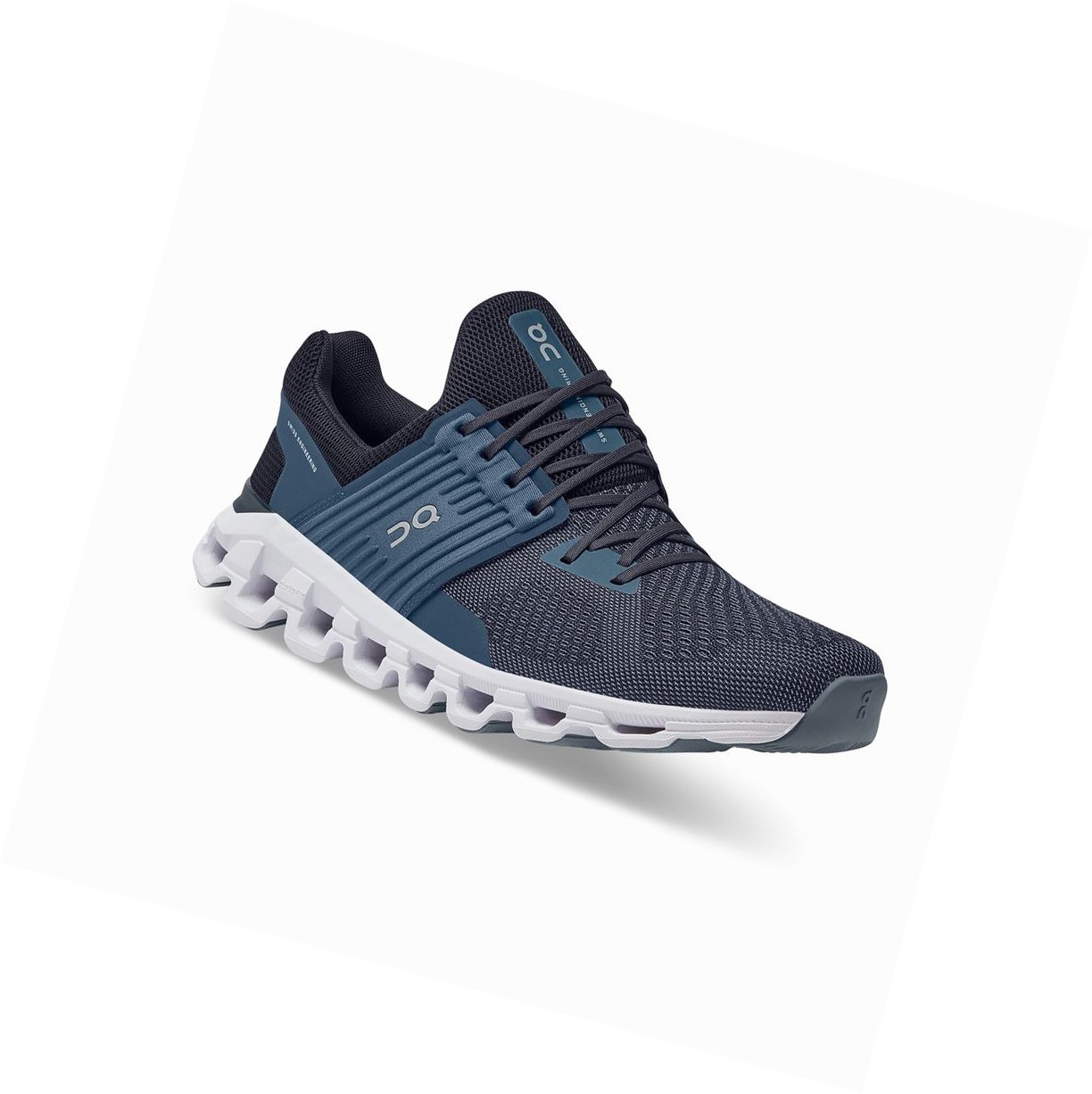 Buty Do Biegania Szosowe Męskie On Cloudswift Ciemny Niebieskie | 965823-UEA
