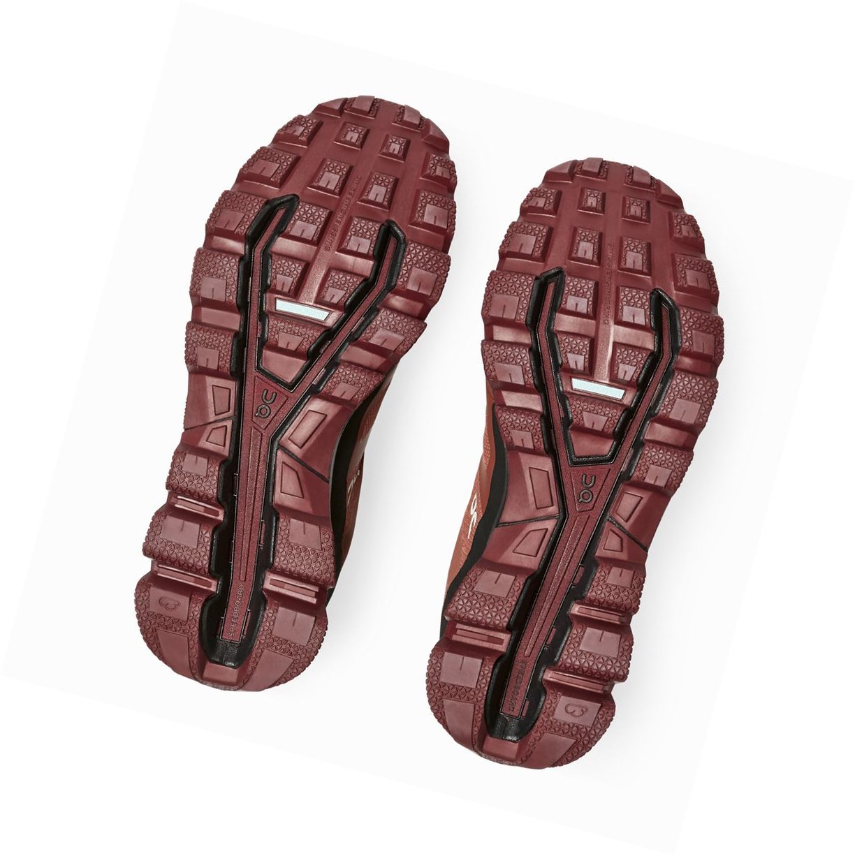 Buty Do Biegania W Terenie Damskie On Cloudventure Nieprzemakalne Brązowe Różowe | 345879-WGS