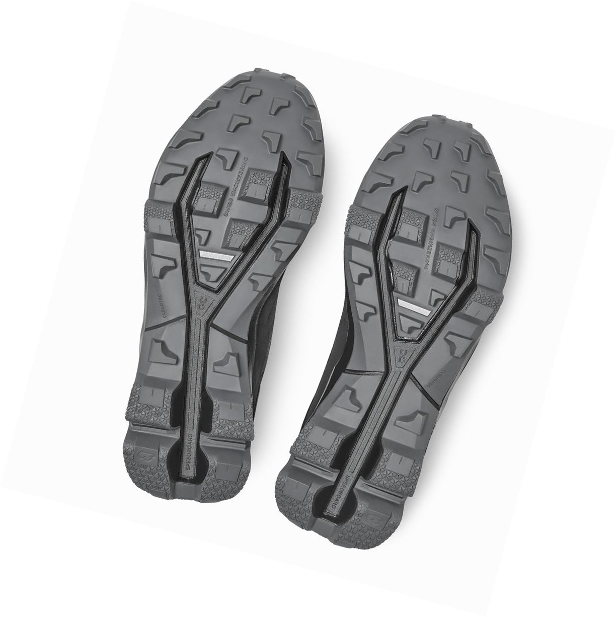 Buty Do Biegania W Terenie Damskie On Cloudventure Peak Czarne | 517489-SZV