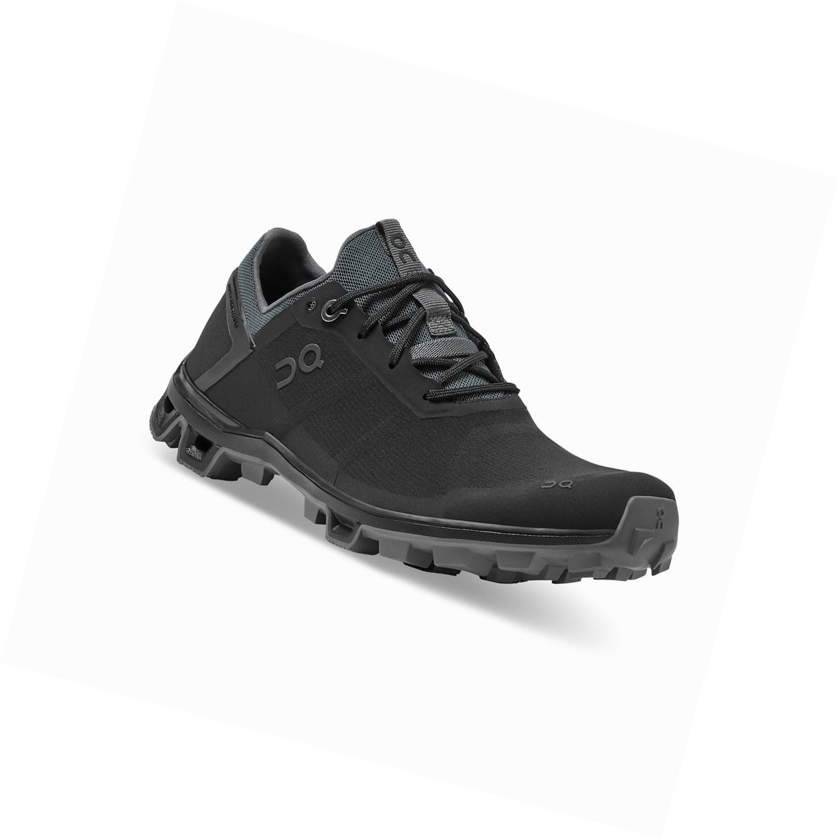 Buty Do Biegania W Terenie Damskie On Cloudventure Peak Czarne | 517489-SZV