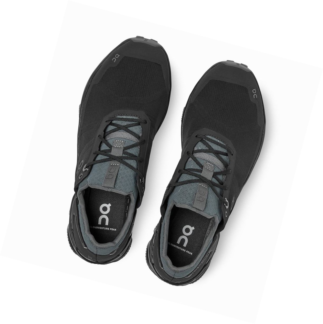 Buty Do Biegania W Terenie Damskie On Cloudventure Peak Czarne | 517489-SZV