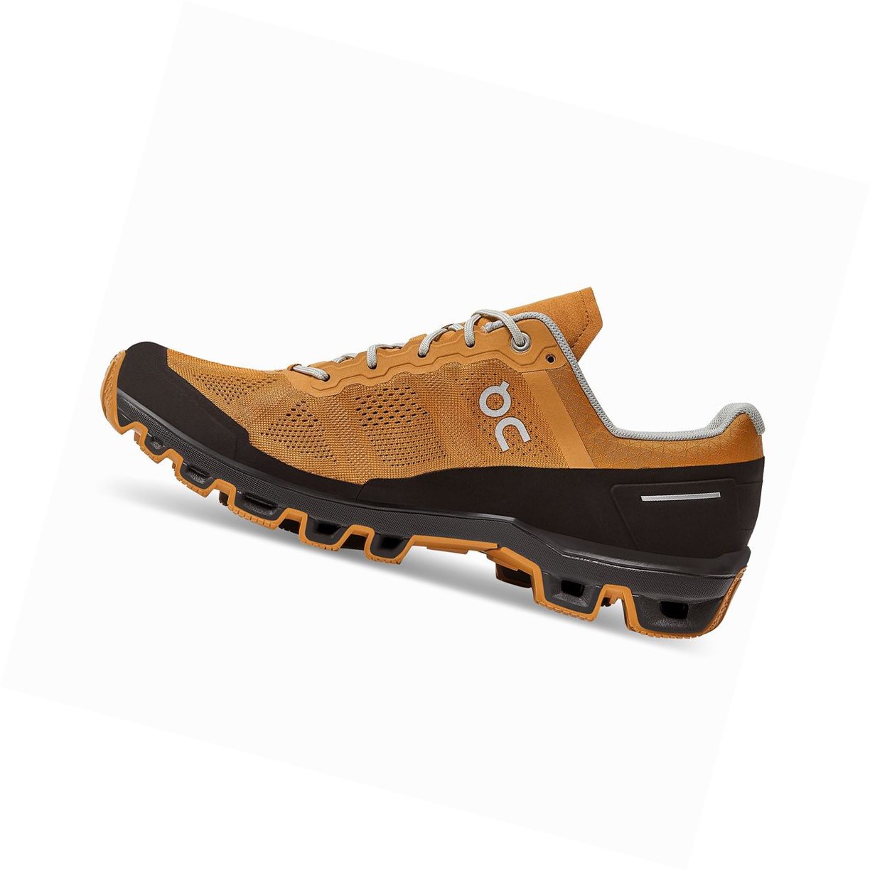 Buty Do Biegania W Terenie Męskie On Cloudventure Brązowe Żółte | 253690-ABY
