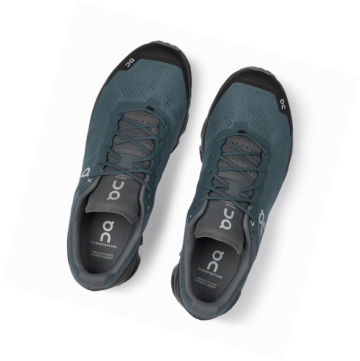 Buty Do Biegania W Terenie Męskie On Cloudventure Szare | 709468-UYH