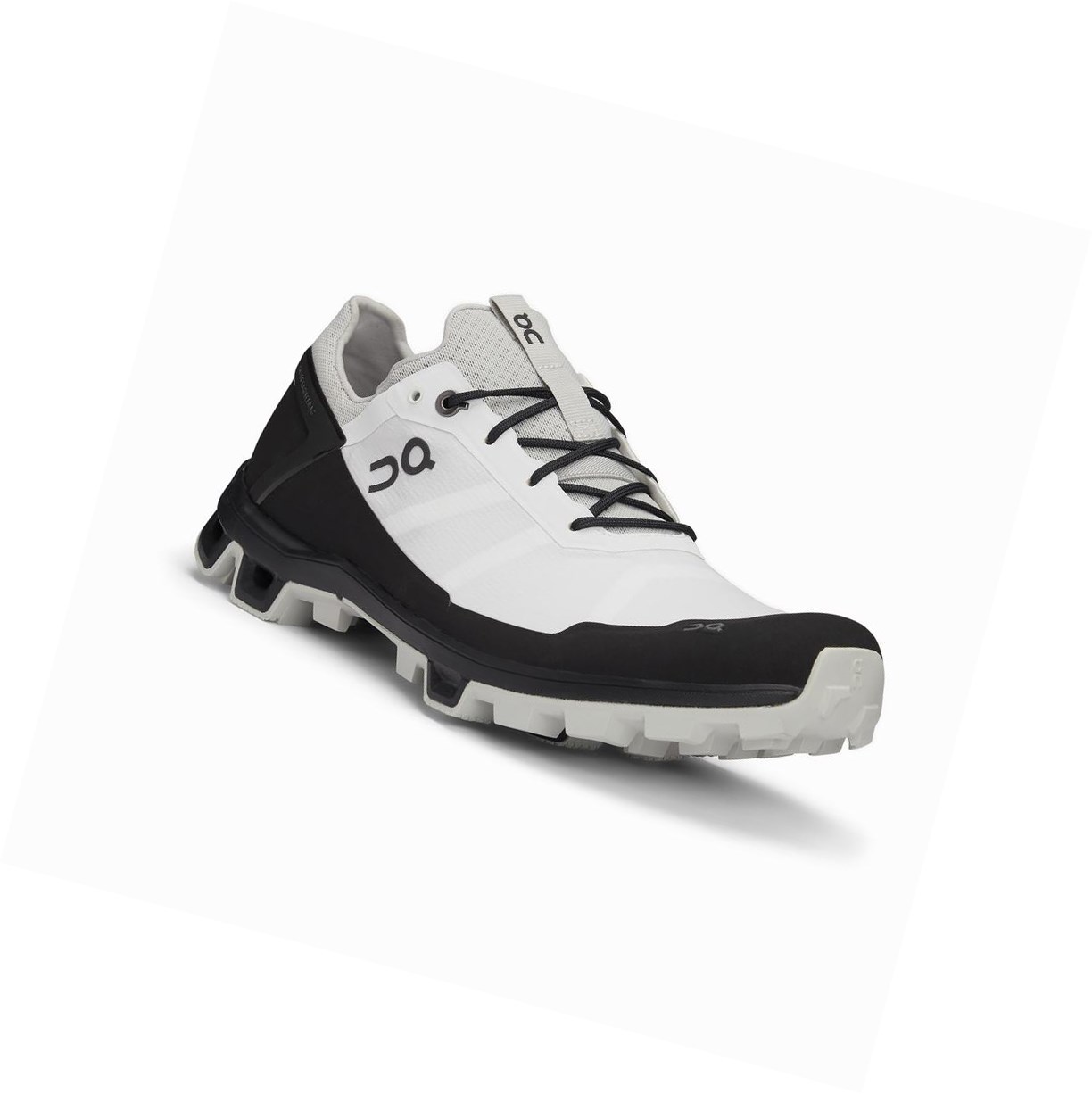 Buty Do Biegania W Terenie Męskie On Cloudventure Peak Białe Czarne | 895263-NMC