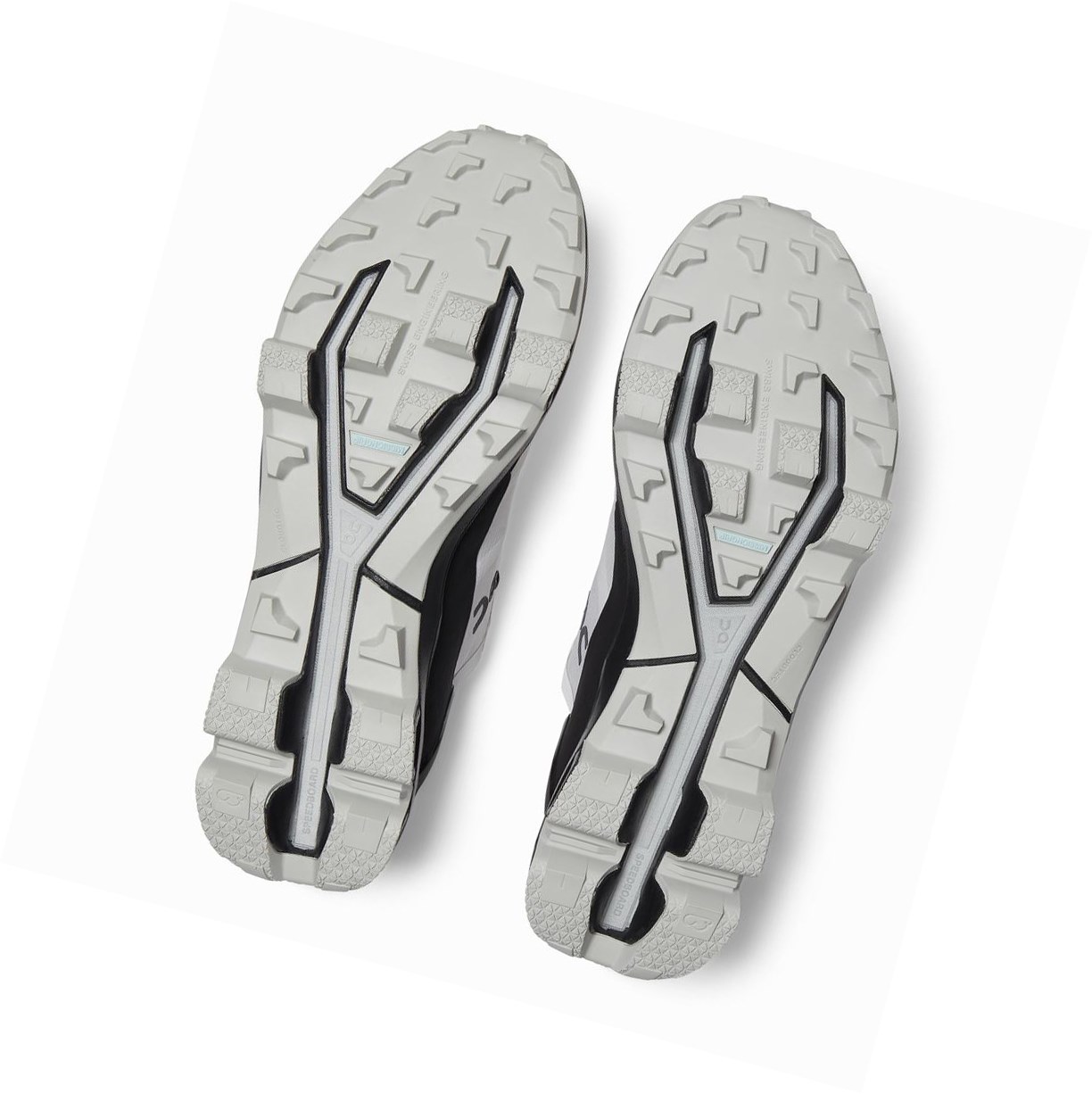 Buty Do Biegania W Terenie Męskie On Cloudventure Peak Białe Czarne | 895263-NMC