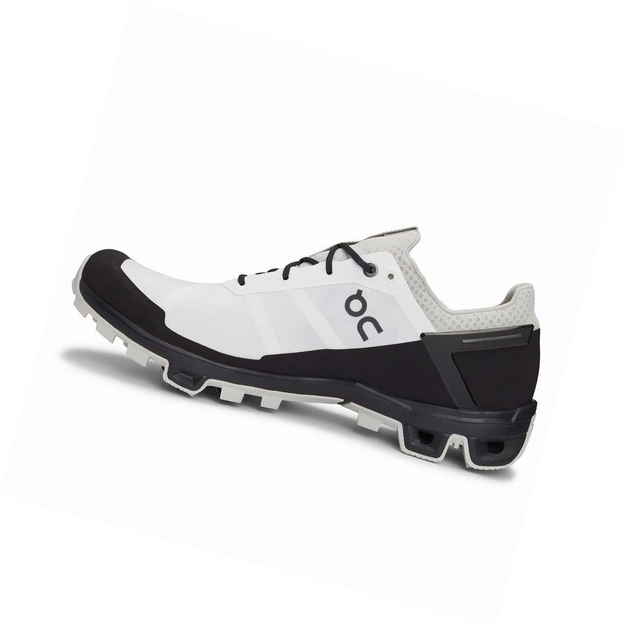 Buty Do Biegania W Terenie Męskie On Cloudventure Peak Białe Czarne | 895263-NMC