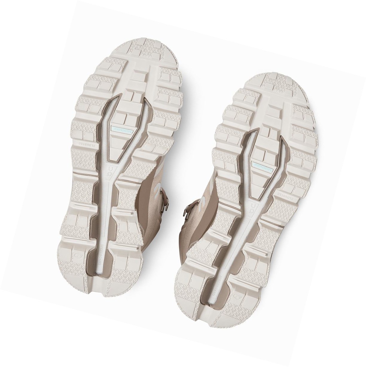 Buty Trekkingowe Damskie On Cloudrock Nieprzemakalne Khaki | 149820-LSI
