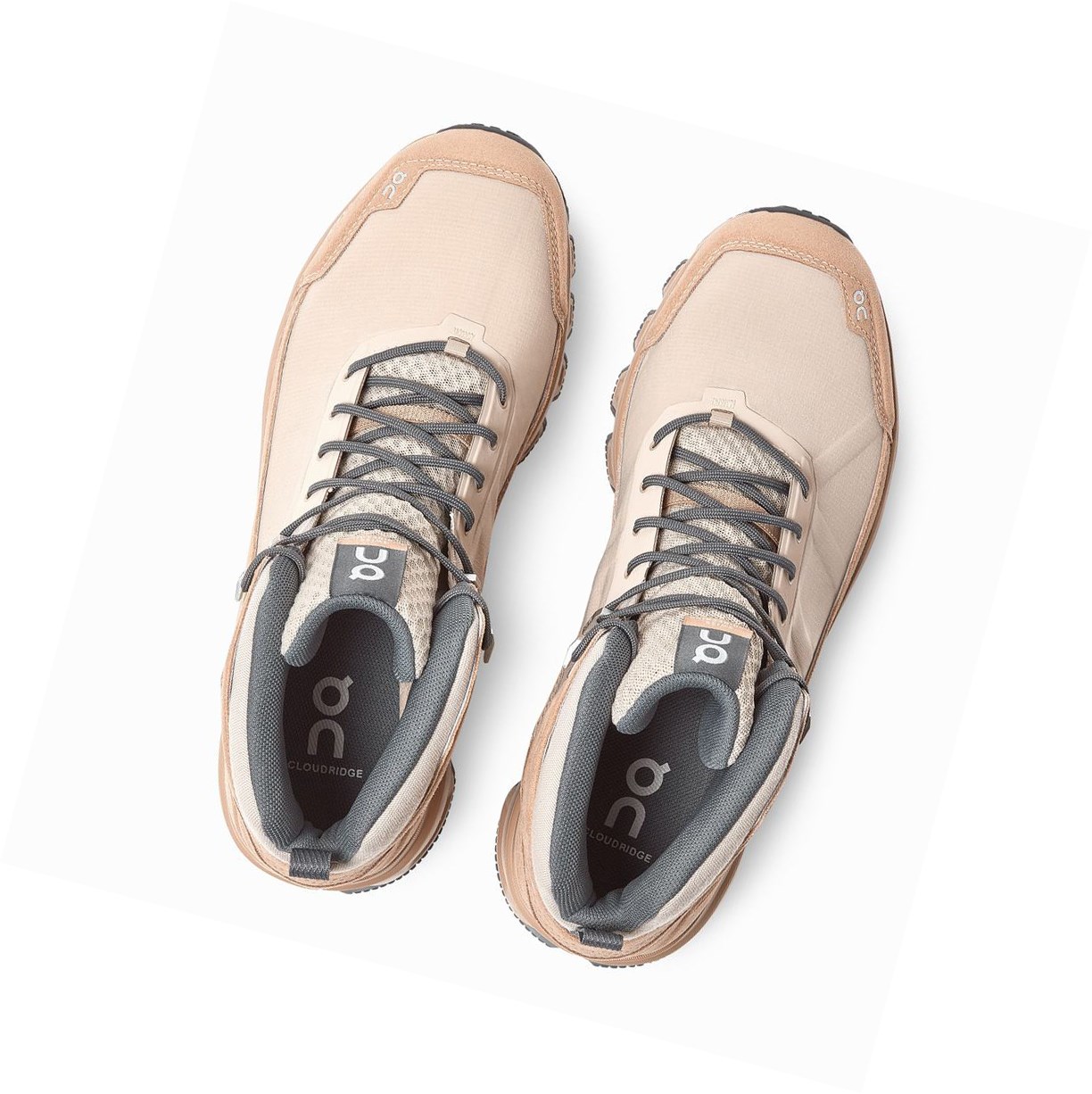 Buty Trekkingowe Męskie On Cloudridge Khaki | 192475-MEO
