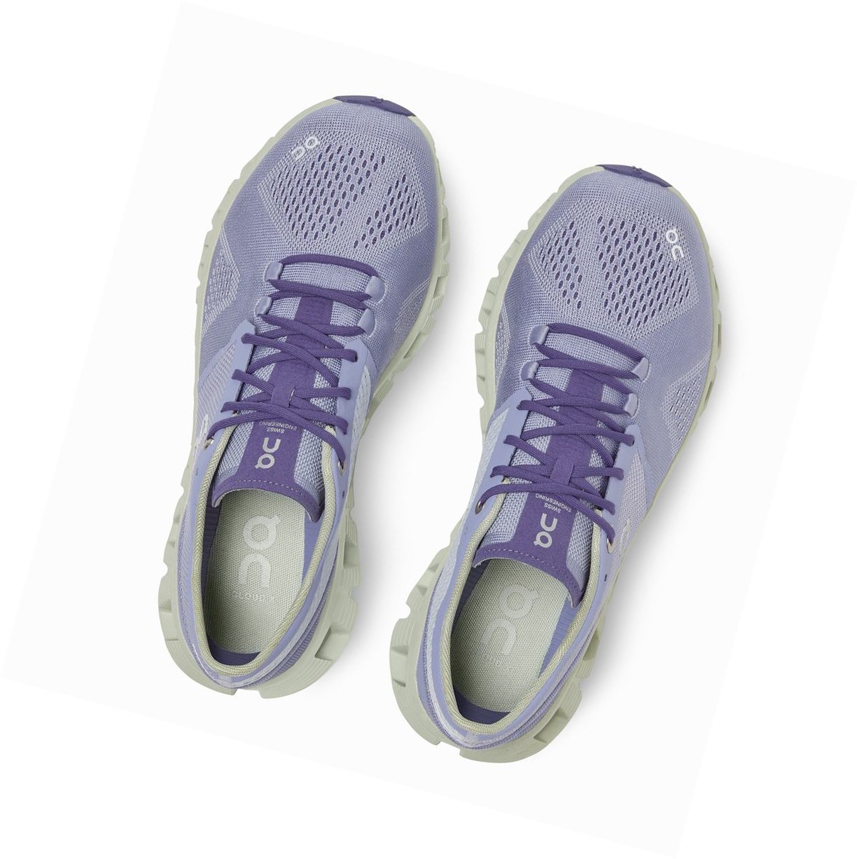 Buty Treningowe Damskie On Cloud X Lawenda | 649270-XRE