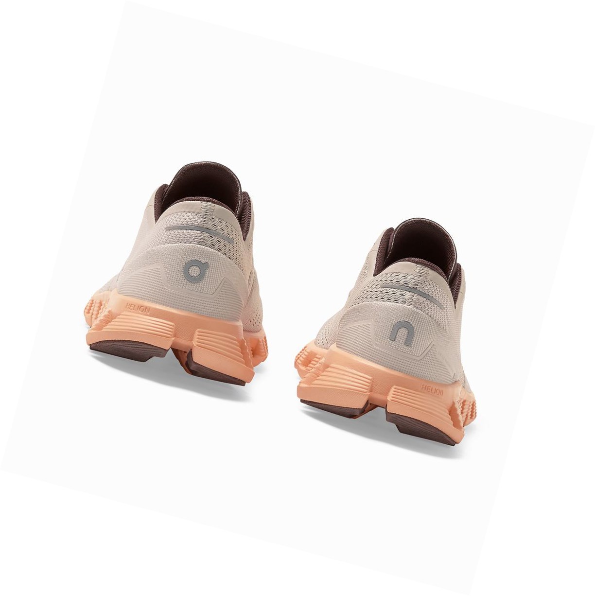 Buty Treningowe Damskie On Cloud X Srebrne | 456120-TJR