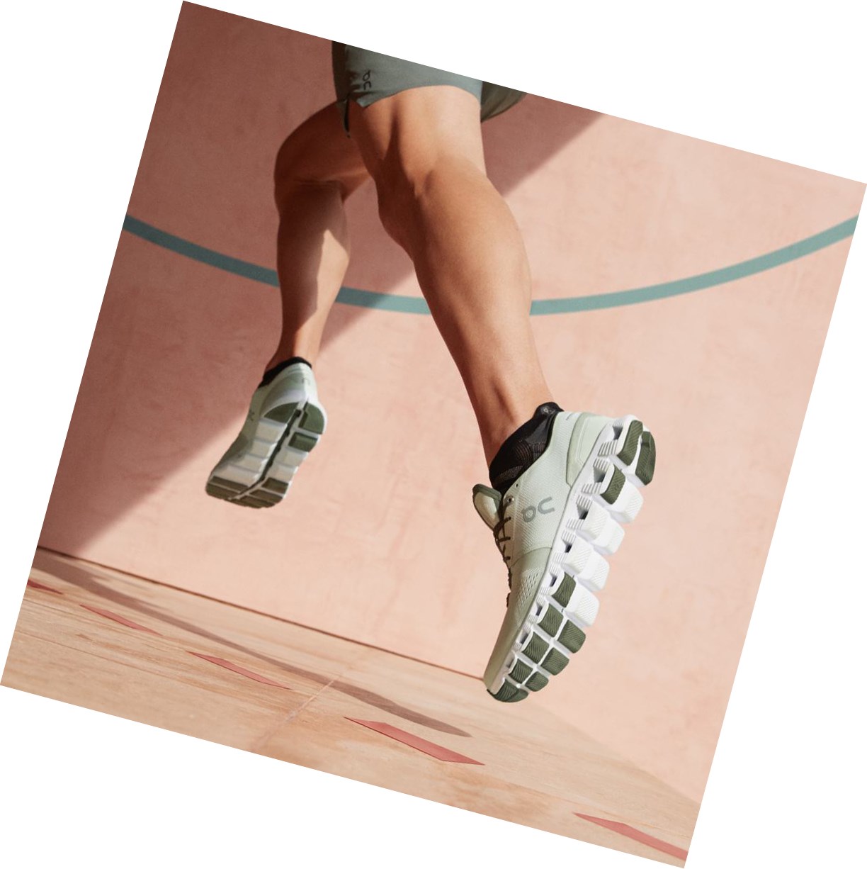 Buty Treningowe Męskie On Cloud X Białe | 719280-AZN