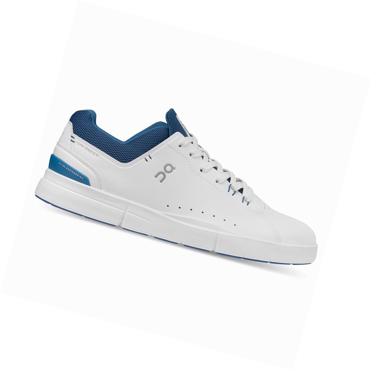 Buty do Tenisa Męskie On THE ROGER Advantage Białe | 917036-LZM