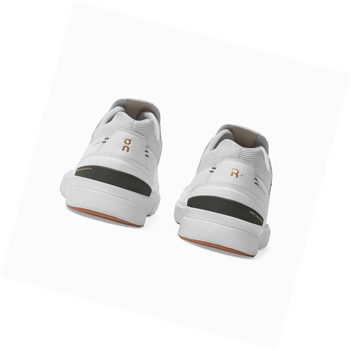 Buty do Tenisa Męskie On THE ROGER Centre Court Białe | 415730-CLH