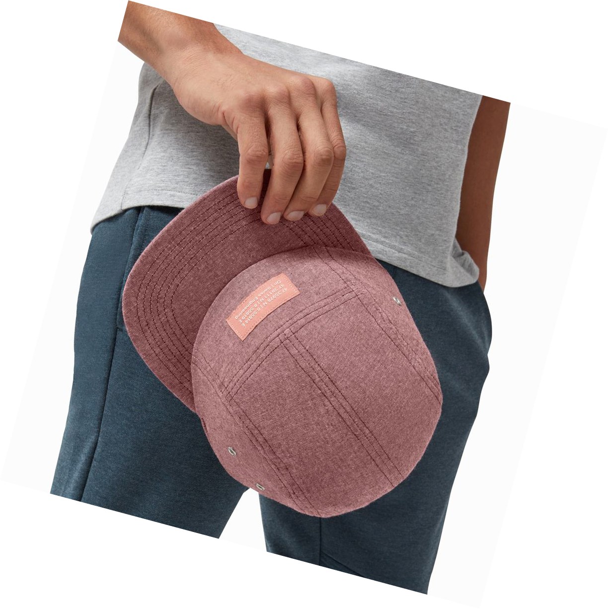 Czapki Męskie On 5 Panel Fioletowe | 649712-LQM