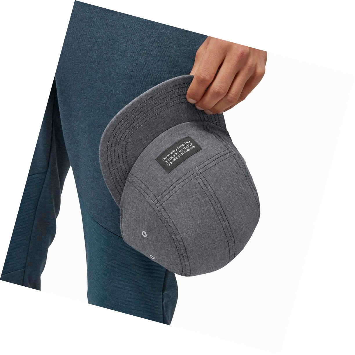 Czapki Męskie On 5 Panel Granatowe | 083912-DSX