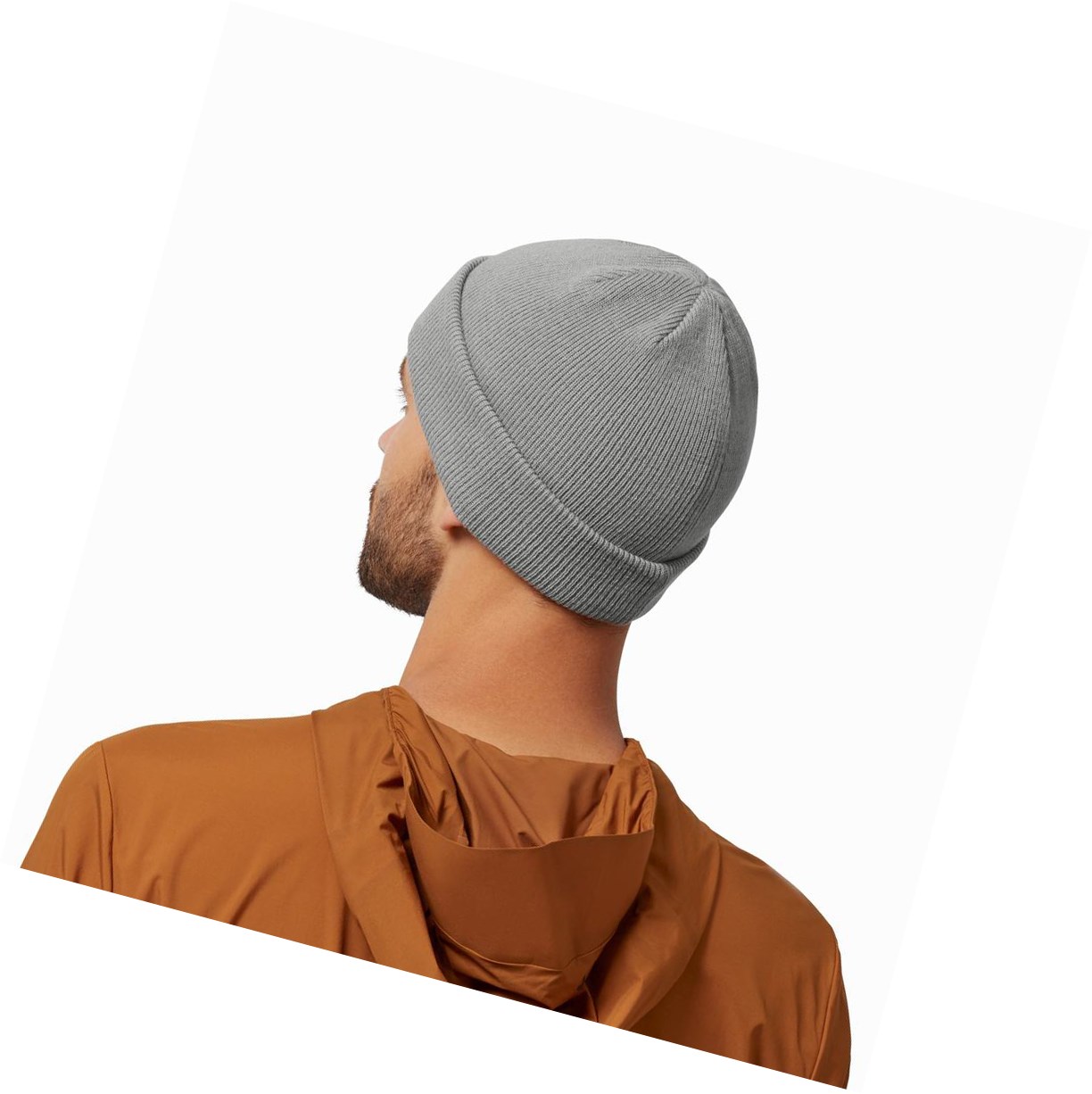 Czapki Męskie On Merino Beanie Szare | 530728-AOJ