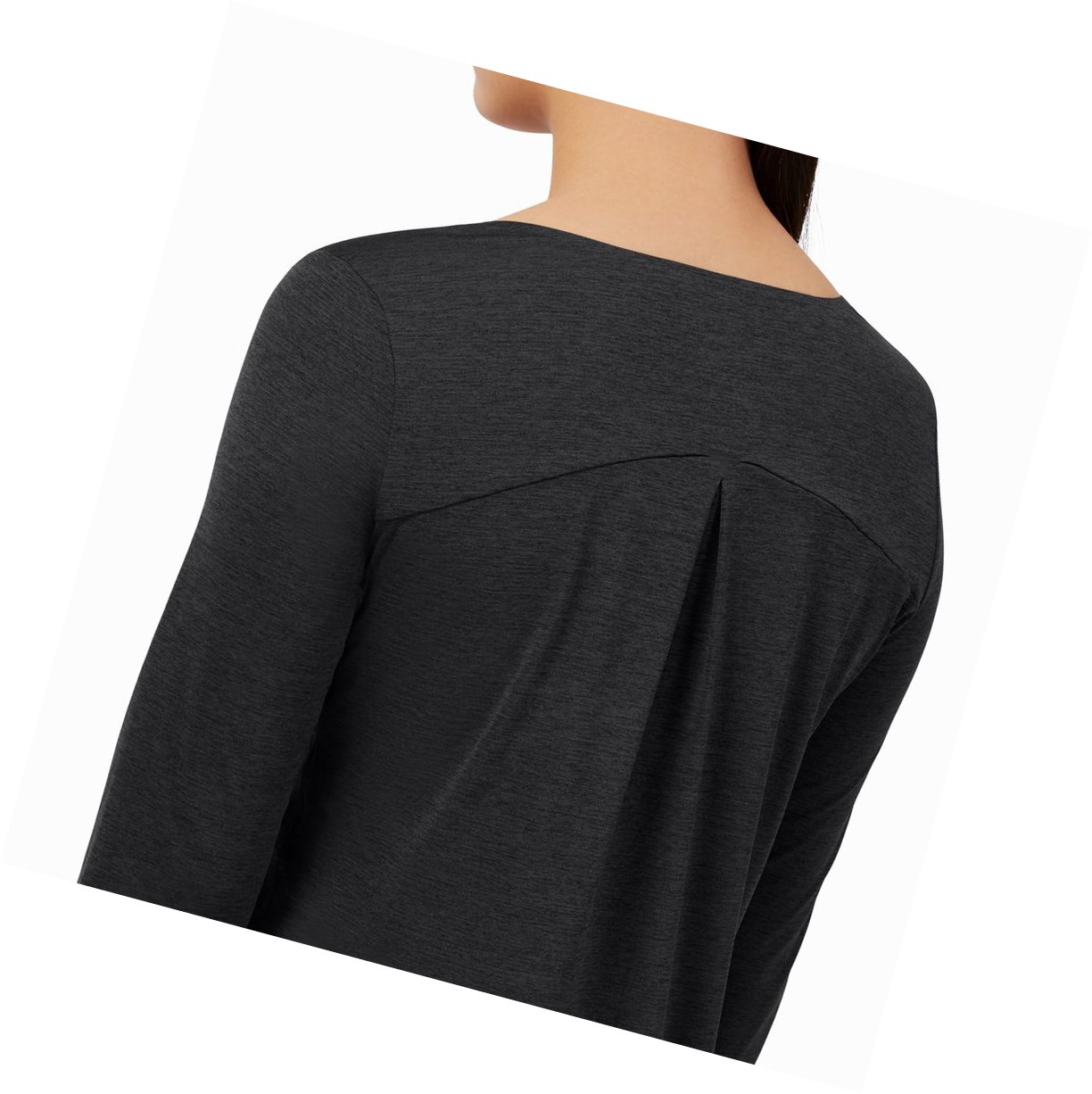 Koszulki Damskie On Performance Long-T Czarne | 987056-LNT