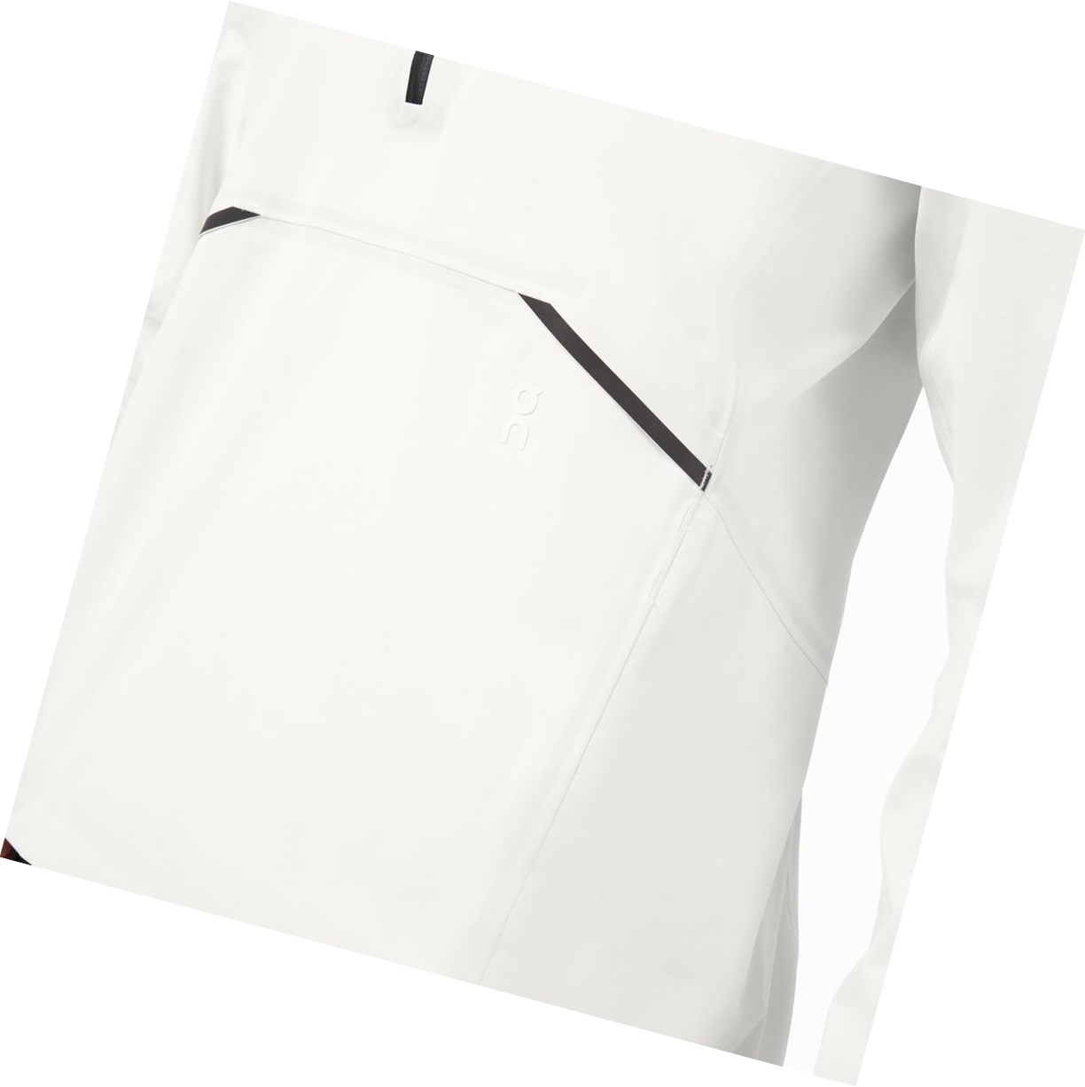 Kurtka Damskie On Nieprzemakalne Anorak Białe | 410963-QFY