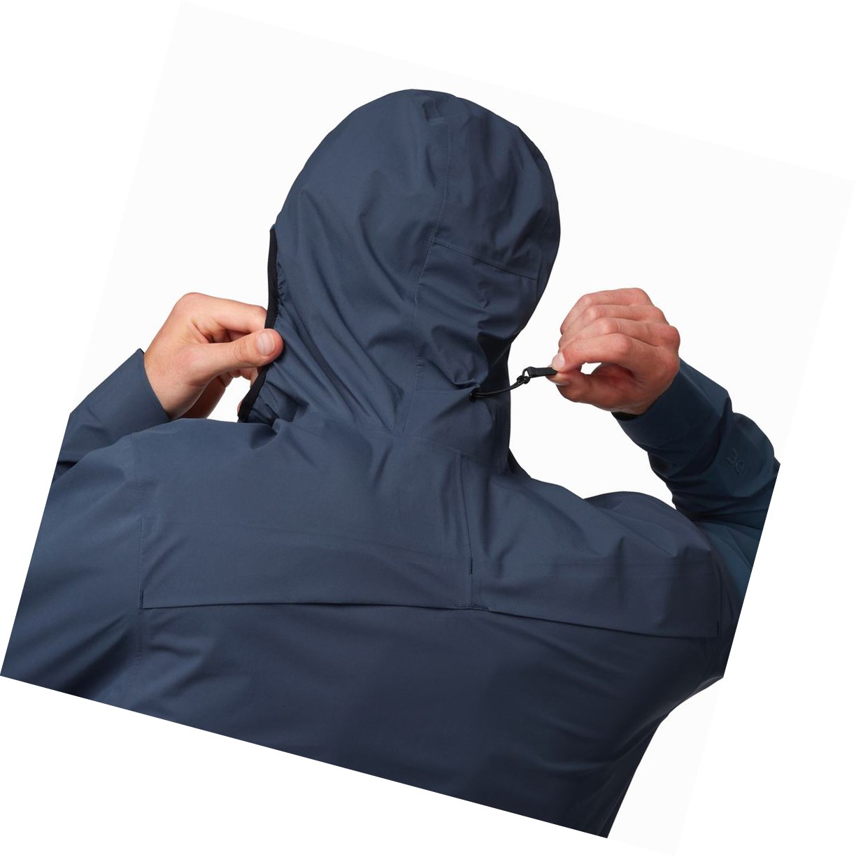 Kurtka Męskie On Nieprzemakalne Anorak Granatowe | 712065-WLH