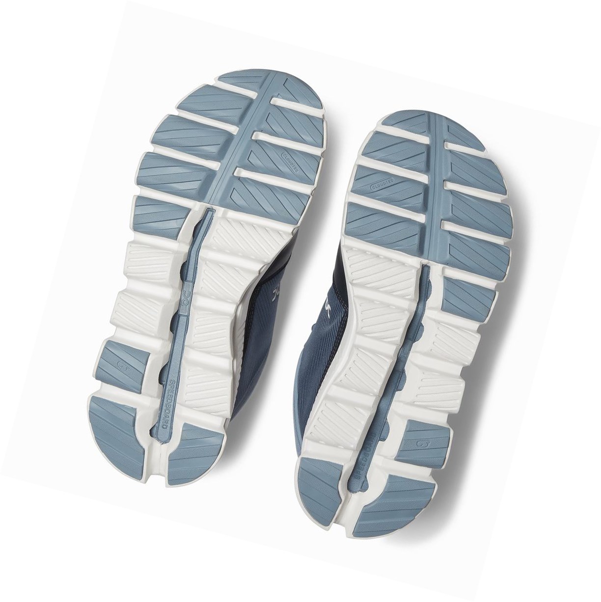 Trampki Damskie On Cloud Hi Czarne Granatowe | 896017-RMS