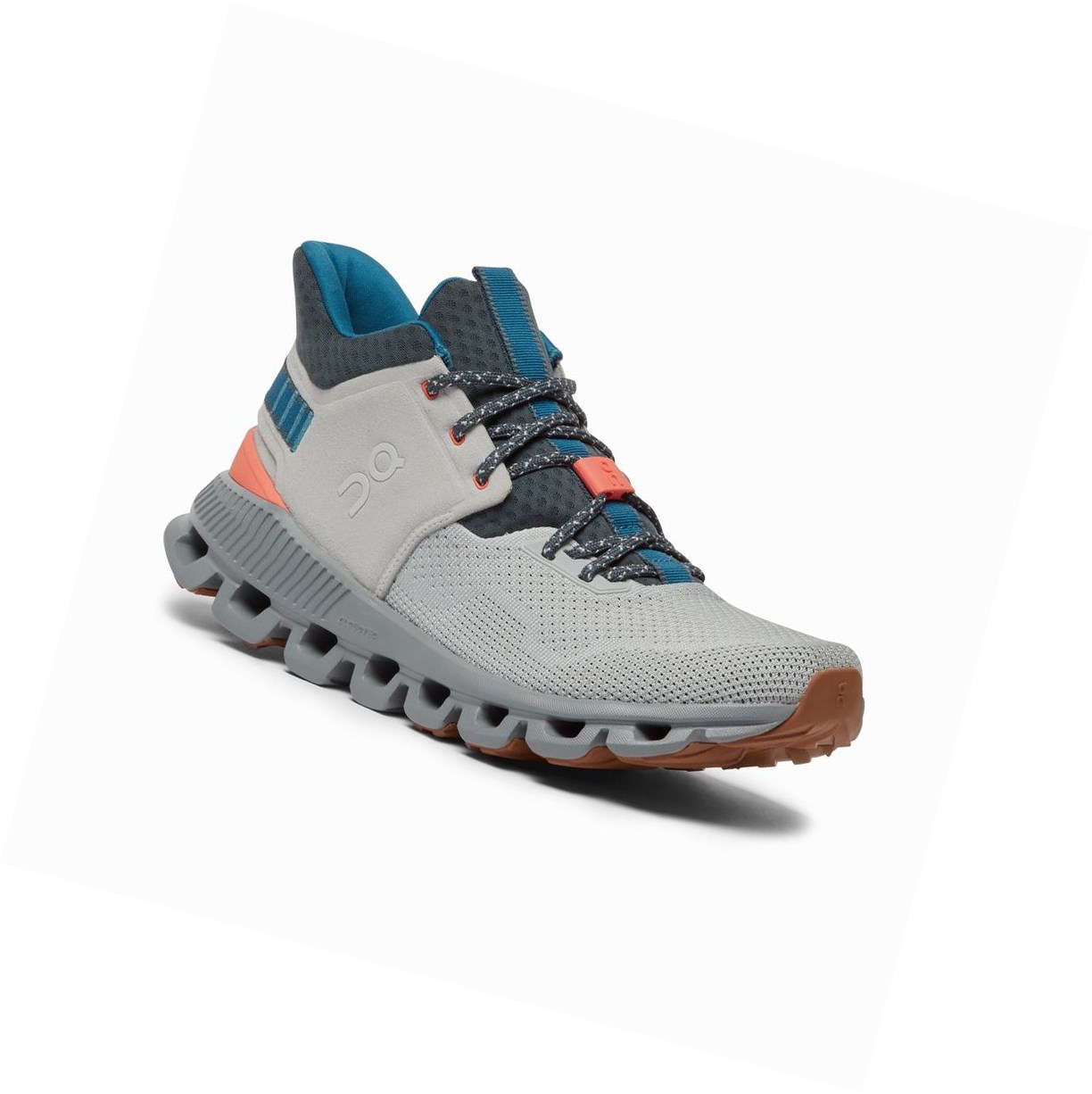 Trampki Damskie On Cloud Hi Edge Szare | 924310-QRH