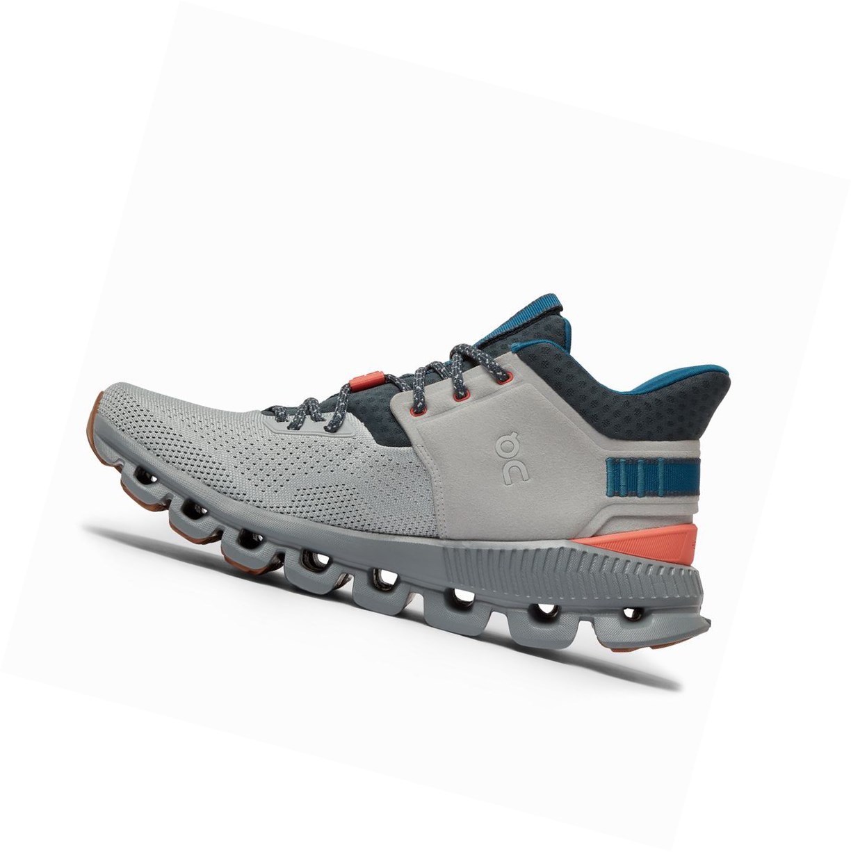 Trampki Damskie On Cloud Hi Edge Szare | 924310-QRH
