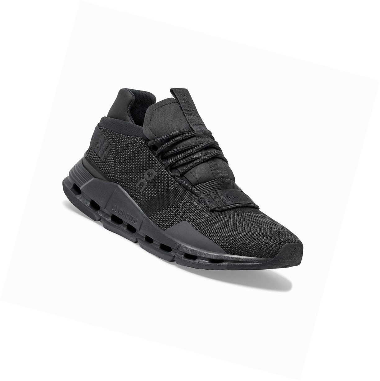 Trampki Damskie On Cloudnova Czarne | 829635-OYL