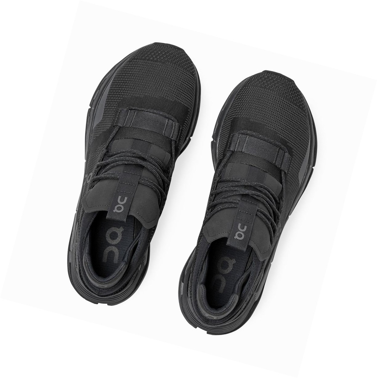 Trampki Damskie On Cloudnova Czarne | 829635-OYL