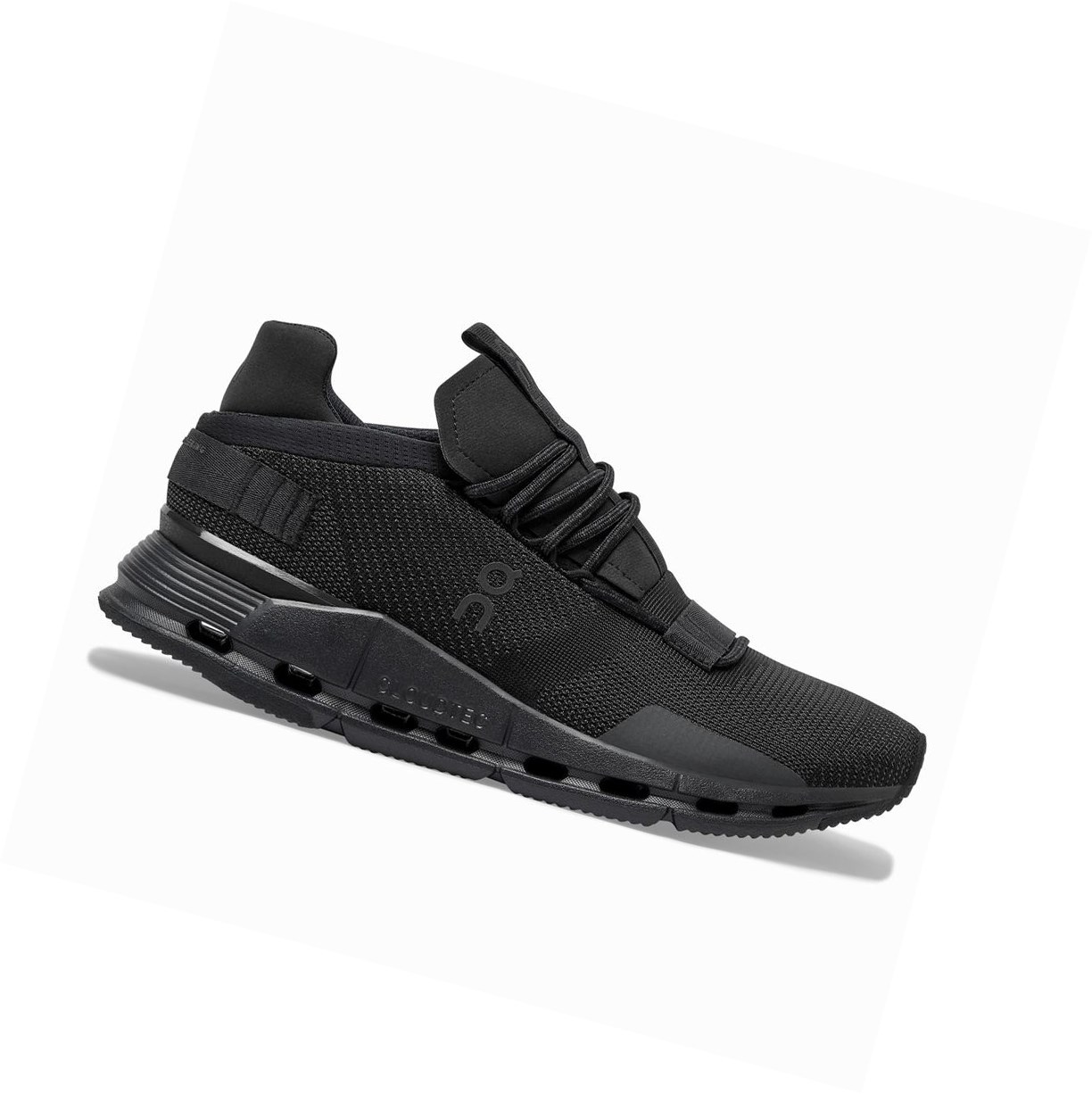 Trampki Damskie On Cloudnova Czarne | 829635-OYL